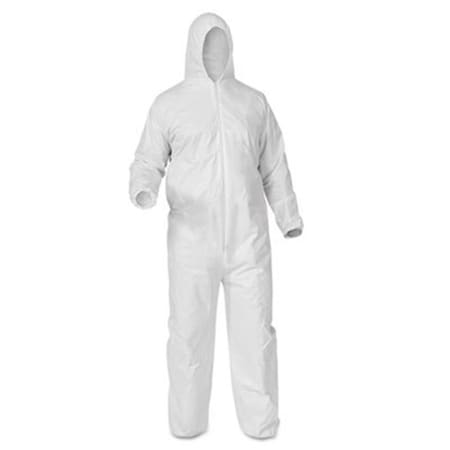 Cool Kitchen KCC Coverall A 35, Hooded 2 Extra Large - White CO2244167